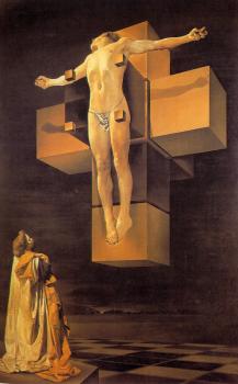 Salvador Dali : Corpus Hypercubus (Crucifixion)